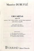 Quatre Motets: Ubi Caritas Op.10 No.1