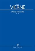 Messe Solennelle - Vierne - Choeur et 2 orgues